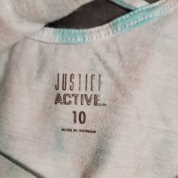 Justice Little girls tie dye unicorn sequins tshirt size 10 - Picture 4 of 5